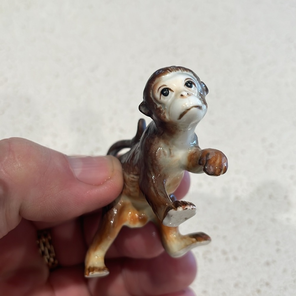 Hand painted monkey - Picture 3 of 4